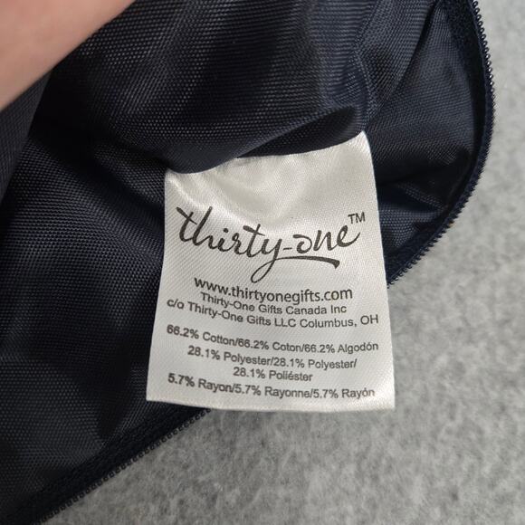 Thirty One Diamond Weave Mini Zip Pouch - Picture 4 of 7